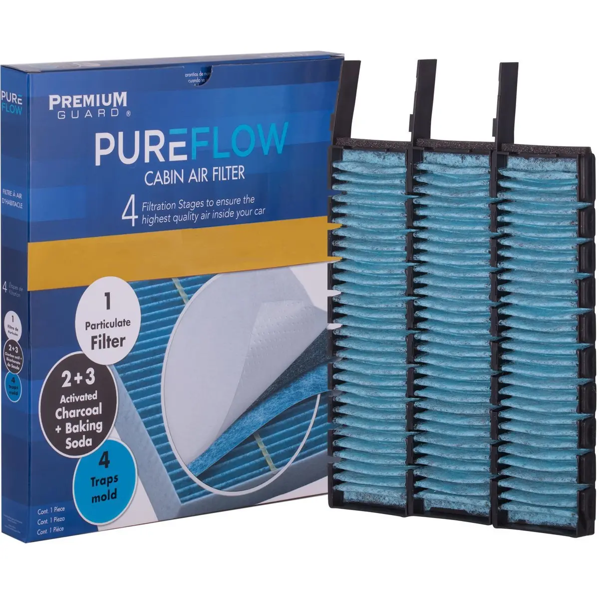 Pureflow 1999 Cadillac Deville Cabin Air Filter With Antibacterial Technology, Pc5475x 2
