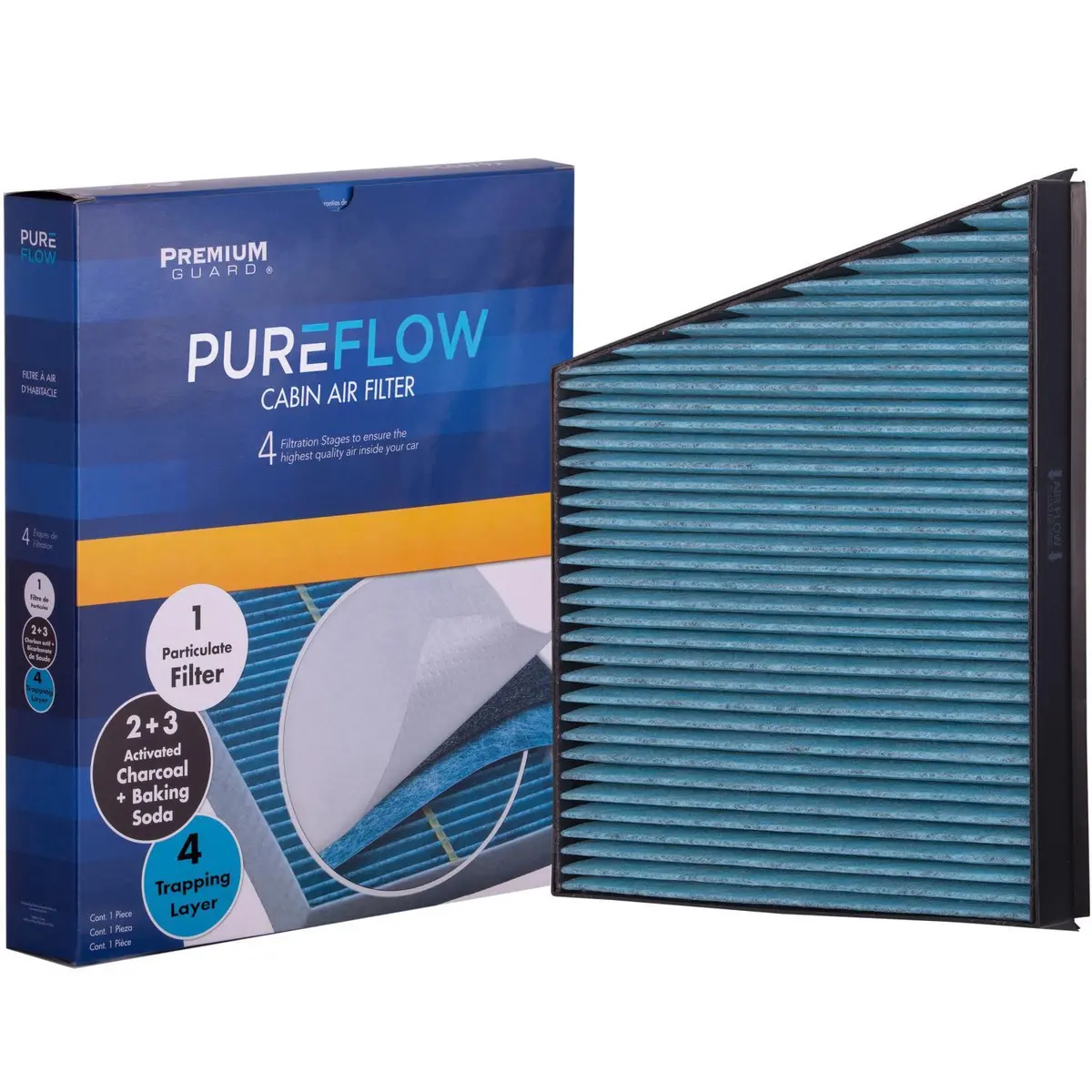 Pureflow 2003 Mercedes-Benz E500 Cabin Air Filter With Antibacterial Technology, Pc5772x 2