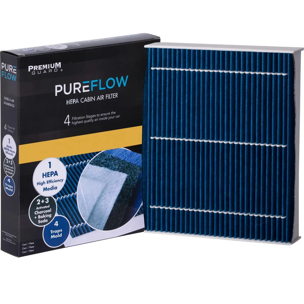 Pureflow 2020 Ford Police Interceptor Utility Cabin Air Filter With Hepa And Antibacterial Technology, Pc99542hx 2