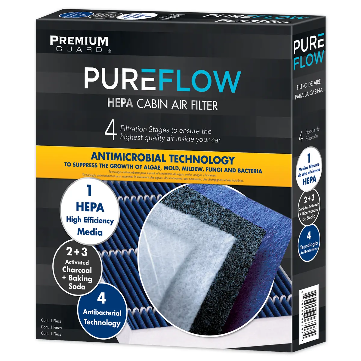 Pureflow 2024 Kia Niro Cabin Air Filter With Hepa And Antibacterial Technology, Pc99594hx 1