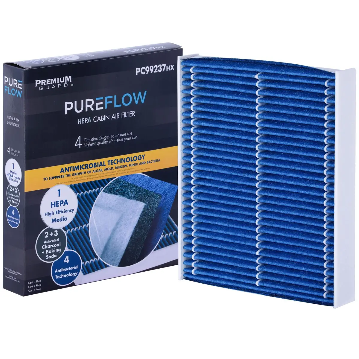 Pureflow 2027 Lexus Tx500h Cabin Air Filter With Hepa And Antibacterial Technology, Pc99237hx 2