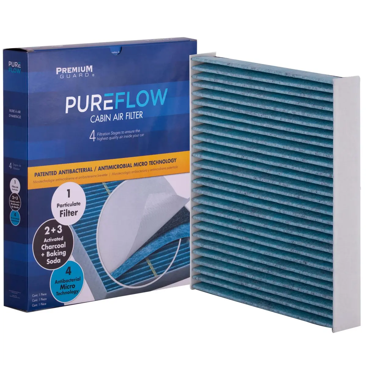 Pureflow 2024 Toyota Corolla Cross Cabin Air Filter With Antibacterial Technology, Pc99237x 2
