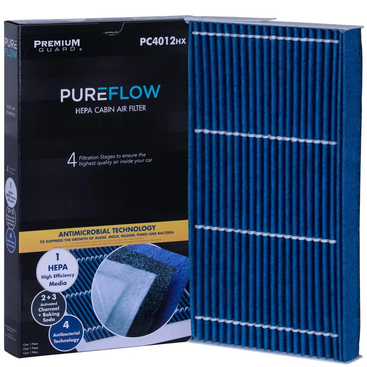 Pureflow 2010 Nissan Cube Cabin Air Filter With Hepa And Antibacterial Technology, Pc4012hx 1