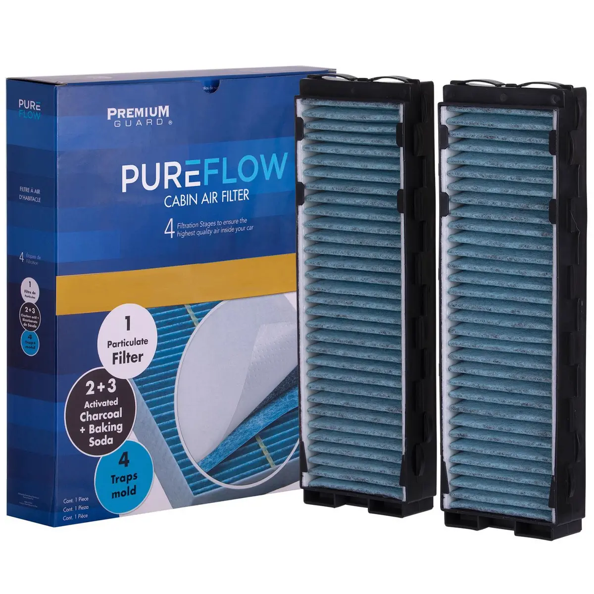 Pureflow 2000 Infiniti I30 Cabin Air Filter With Antibacterial Technology, Pc1033x 2