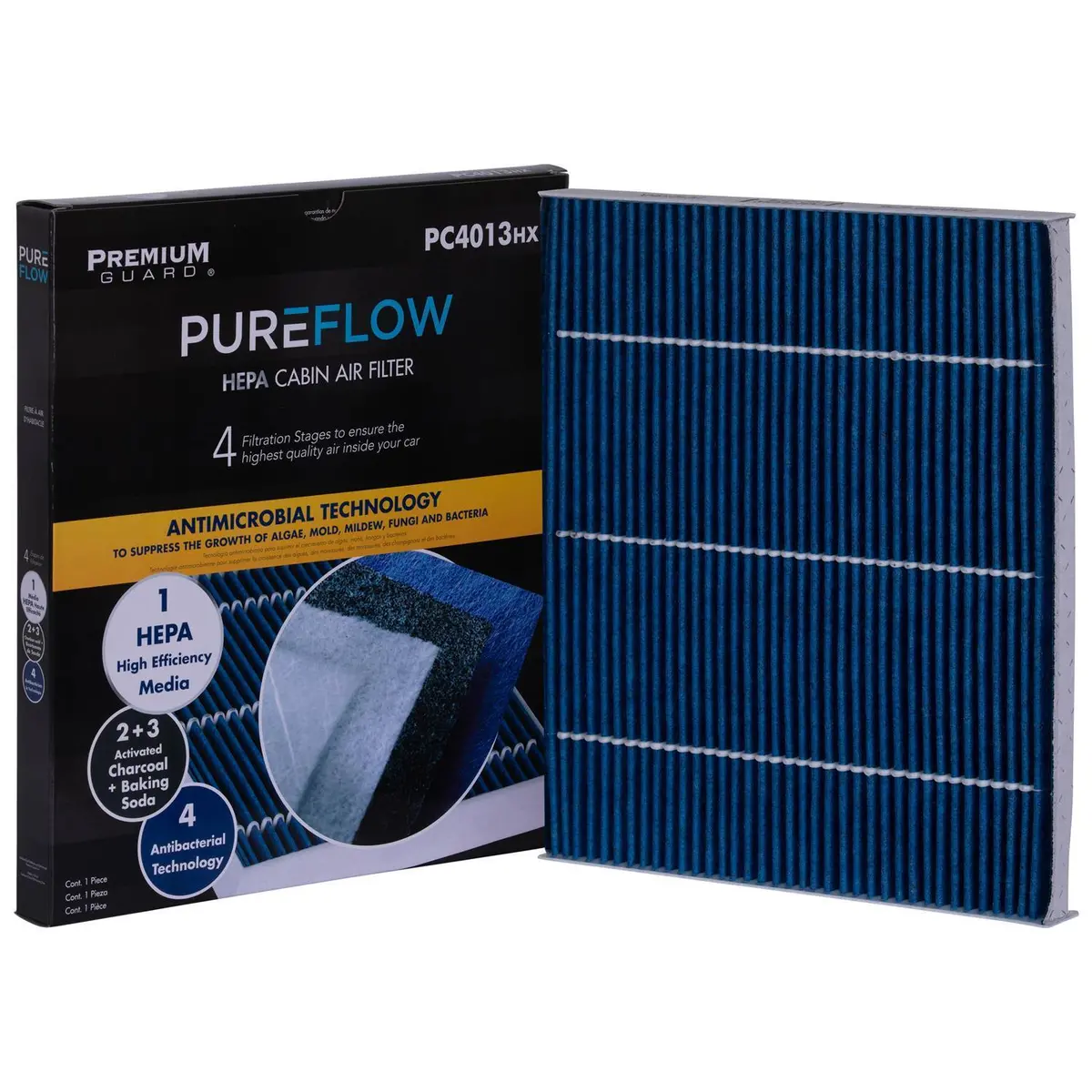 Pureflow 2011 Hyundai Sonata Cabin Air Filter With Hepa And Antibacterial Technology, Pc4013hx 1