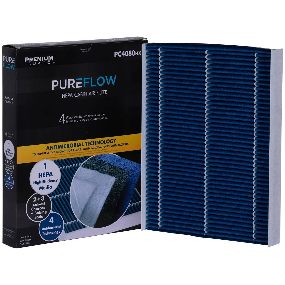Pureflow 2012 Kia Sorento Cabin Air Filter With Hepa And Antibacterial Technology, Pc4080hx 1