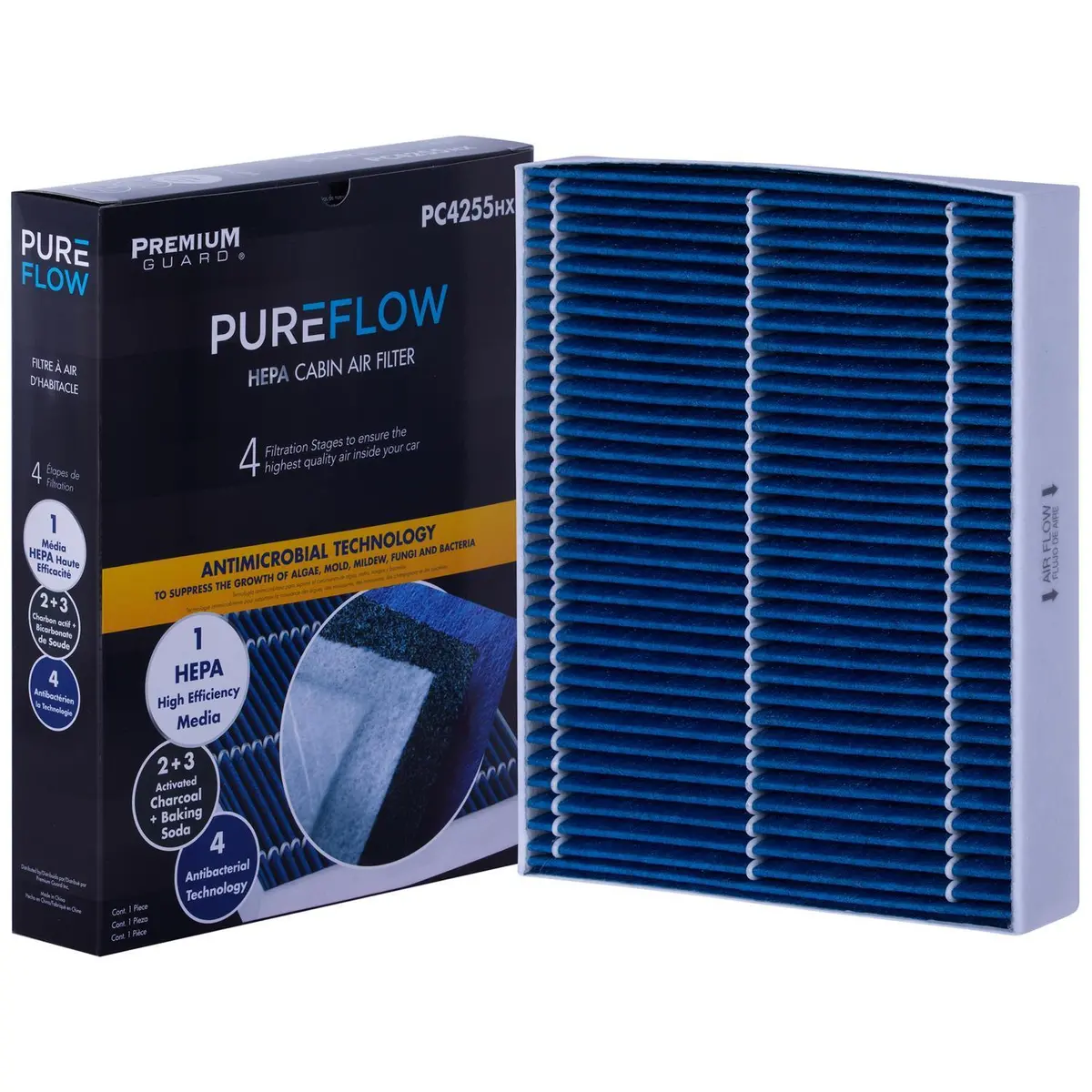Pureflow 2026 Porsche 718 Cayman Cabin Air Filter With Hepa And Antibacterial Technology, Pc4255hx 1