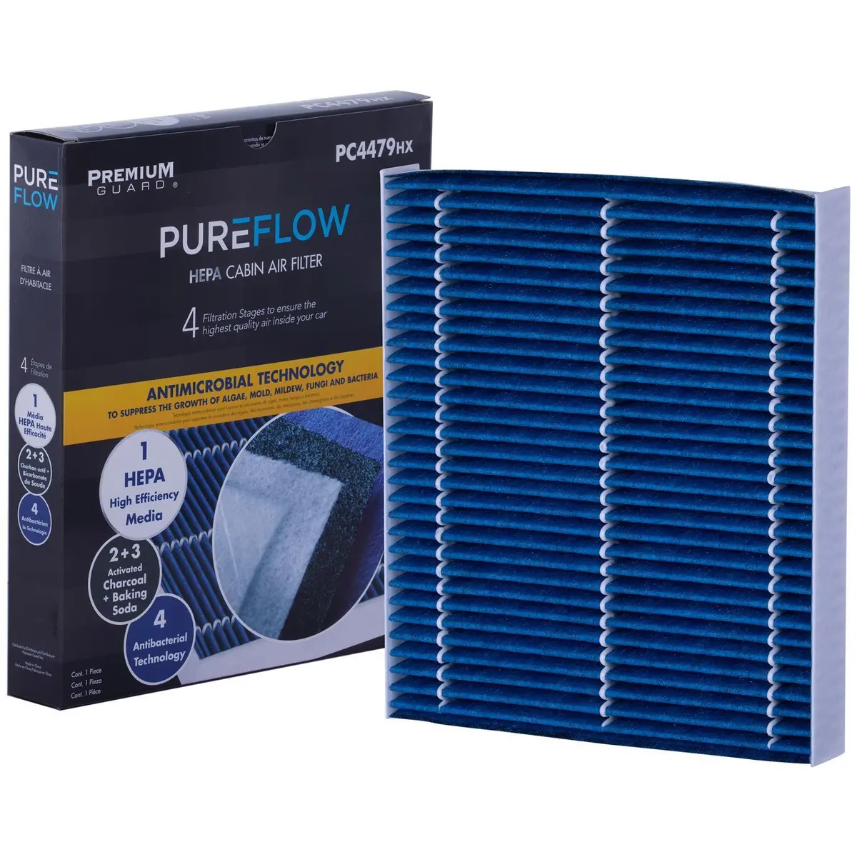 Pureflow 2011 Infiniti G37 Cabin Air Filter With Hepa And Antibacterial Technology, Pc4479hx 1