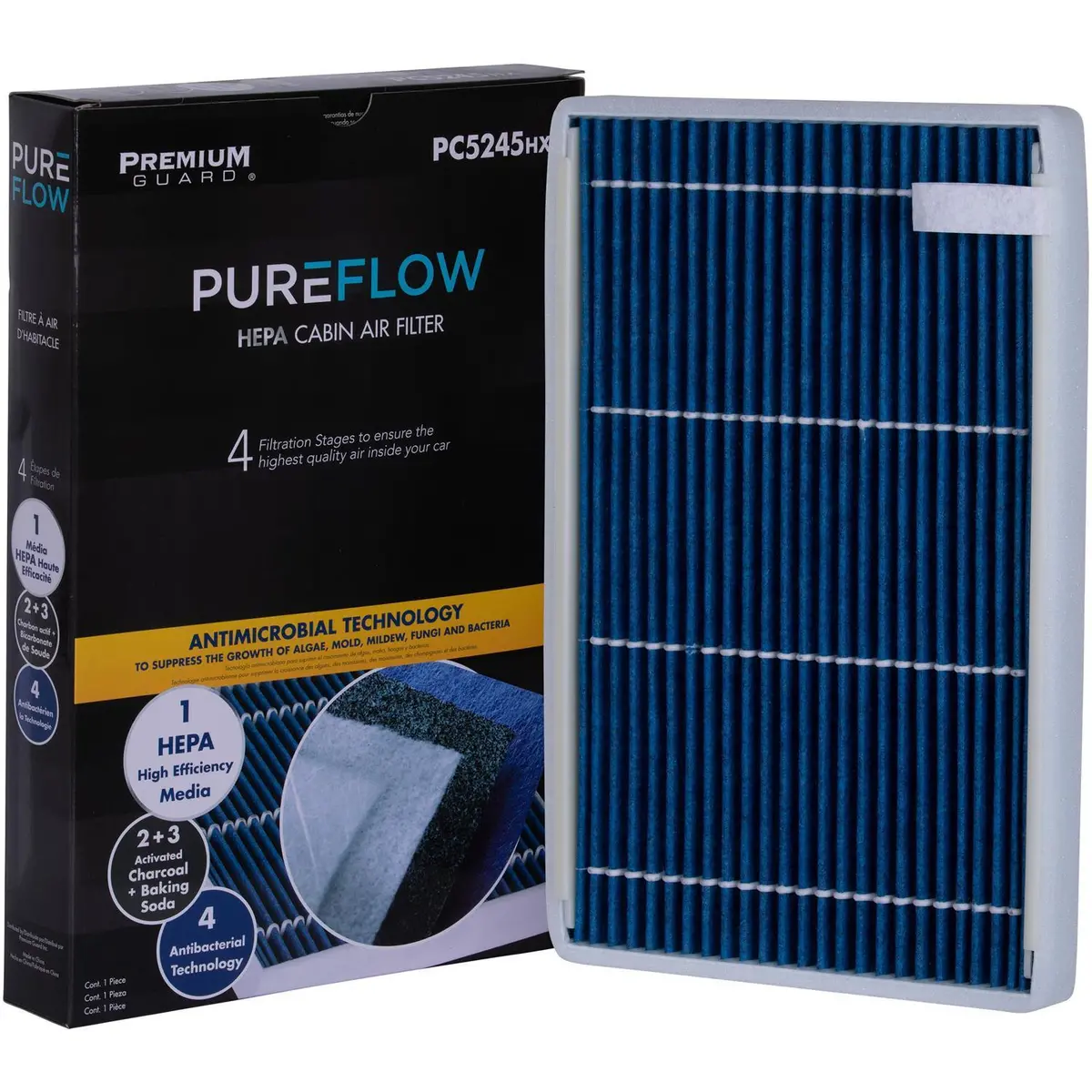 Pureflow 2014 Chevrolet Impala Limited Cabin Air Filter With Hepa And Antibacterial Technology, Pc5245hx 1