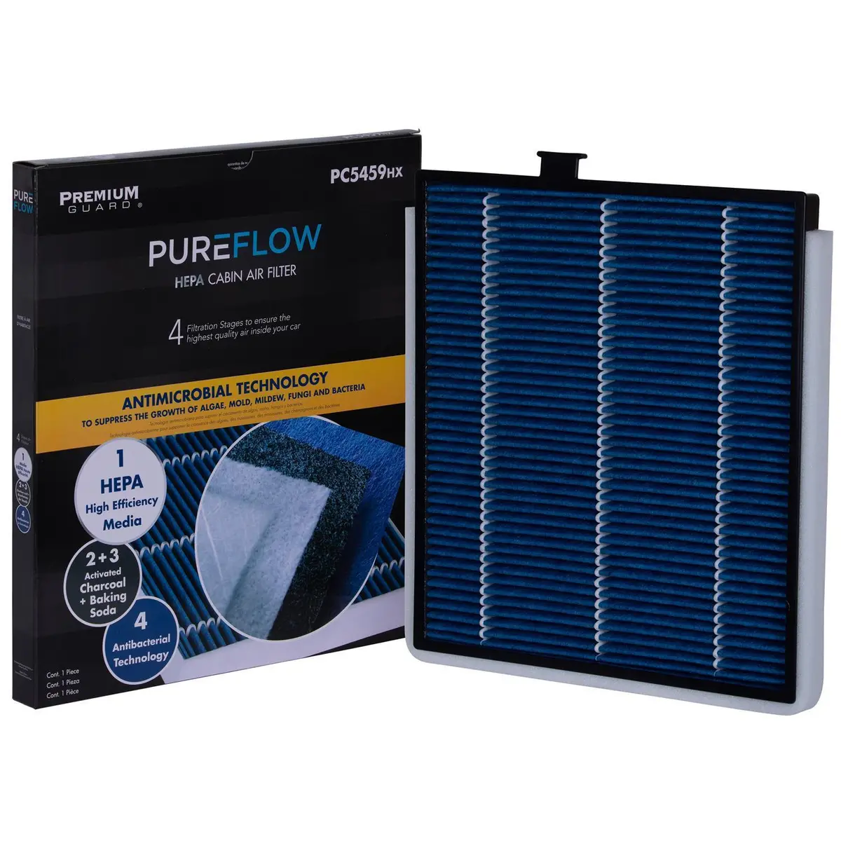 Pureflow 2006 Acura Mdx Cabin Air Filter With Hepa And Antibacterial Technology, Pc5459hx 1