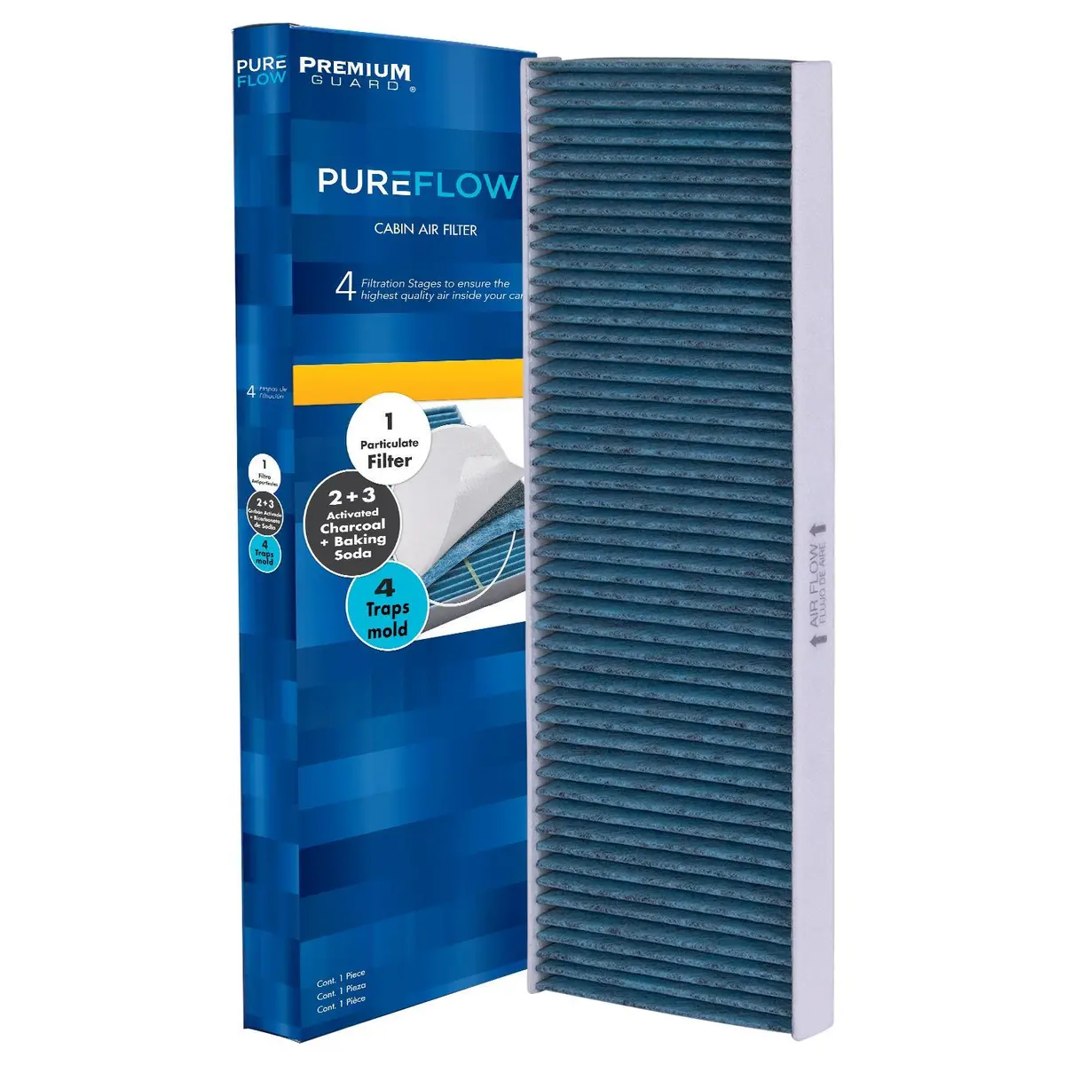 Pureflow 2002 Saturn Lw300 Cabin Air Filter With Antibacterial Technology, Pc5480x 2