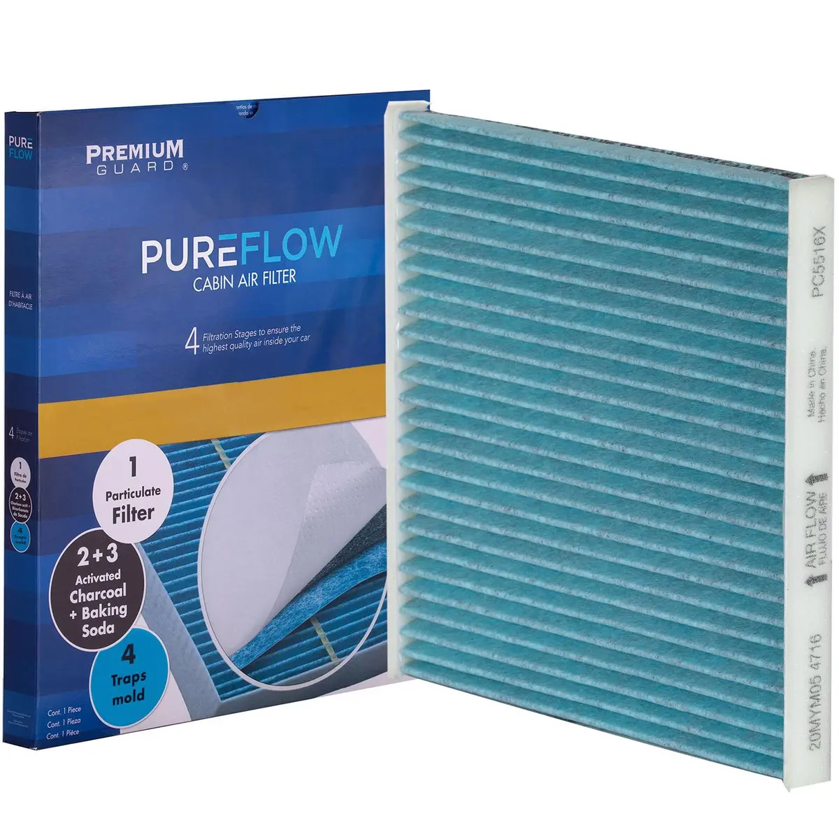 Pureflow 2004 Mitsubishi Endeavor Cabin Air Filter With Antibacterial Technology, Pc5516x 2