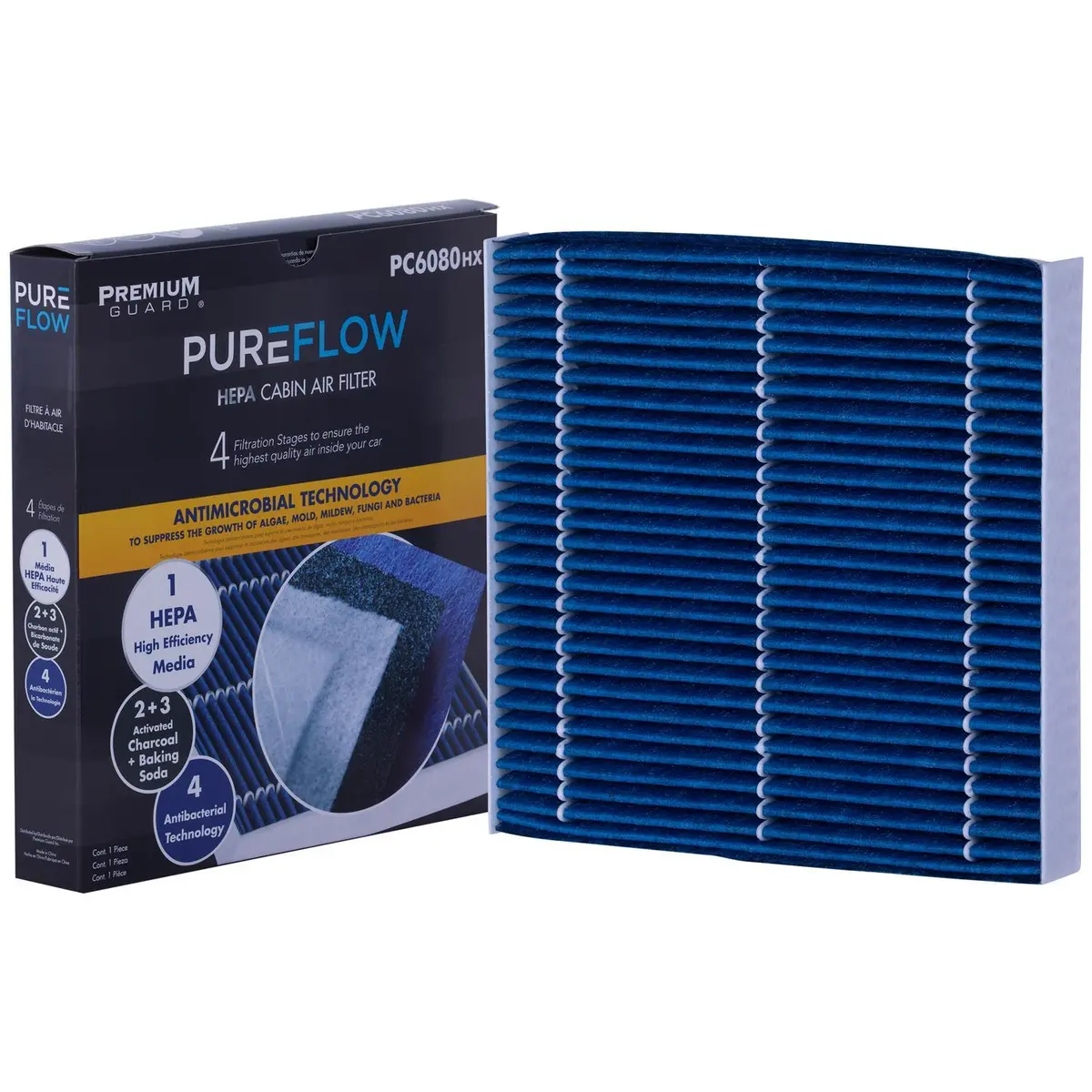 Pureflow 2023 Honda Civic Cabin Air Filter With Hepa And Antibacterial Technology, Pc6080hx 1