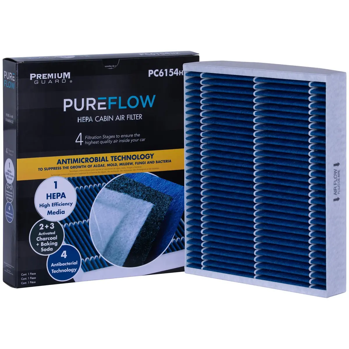 Pureflow 2024 Changan Cs55 Plus Cabin Air Filter With Hepa And Antibacterial Technology, Pc6154hx 1