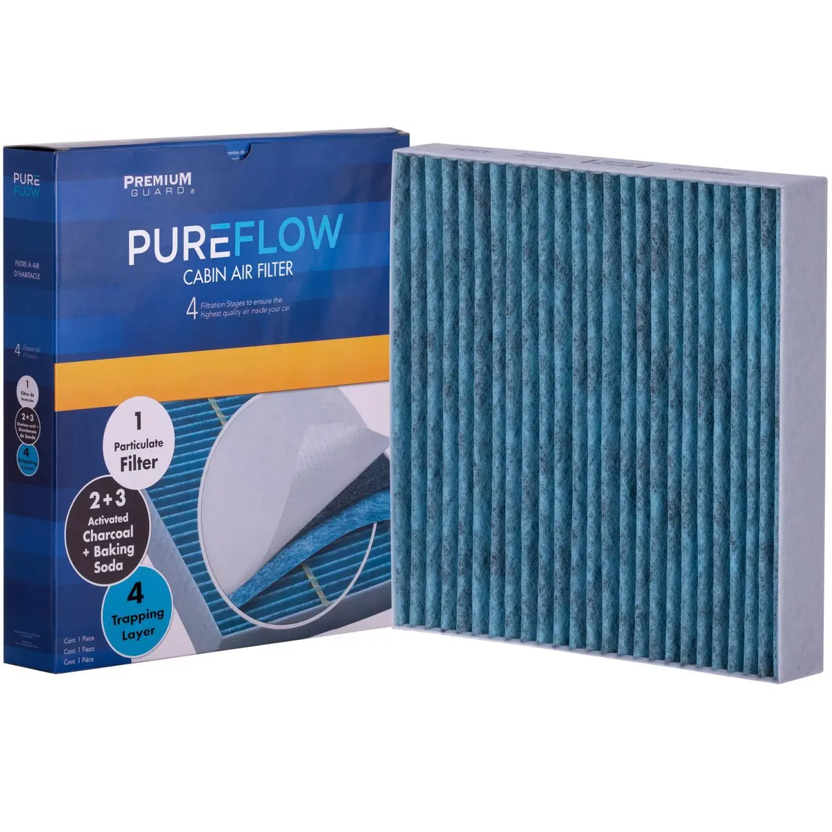 Pureflow 2014 Jaguar Xj Cabin Air Filter With Antibacterial Technology, Pc9525x 2