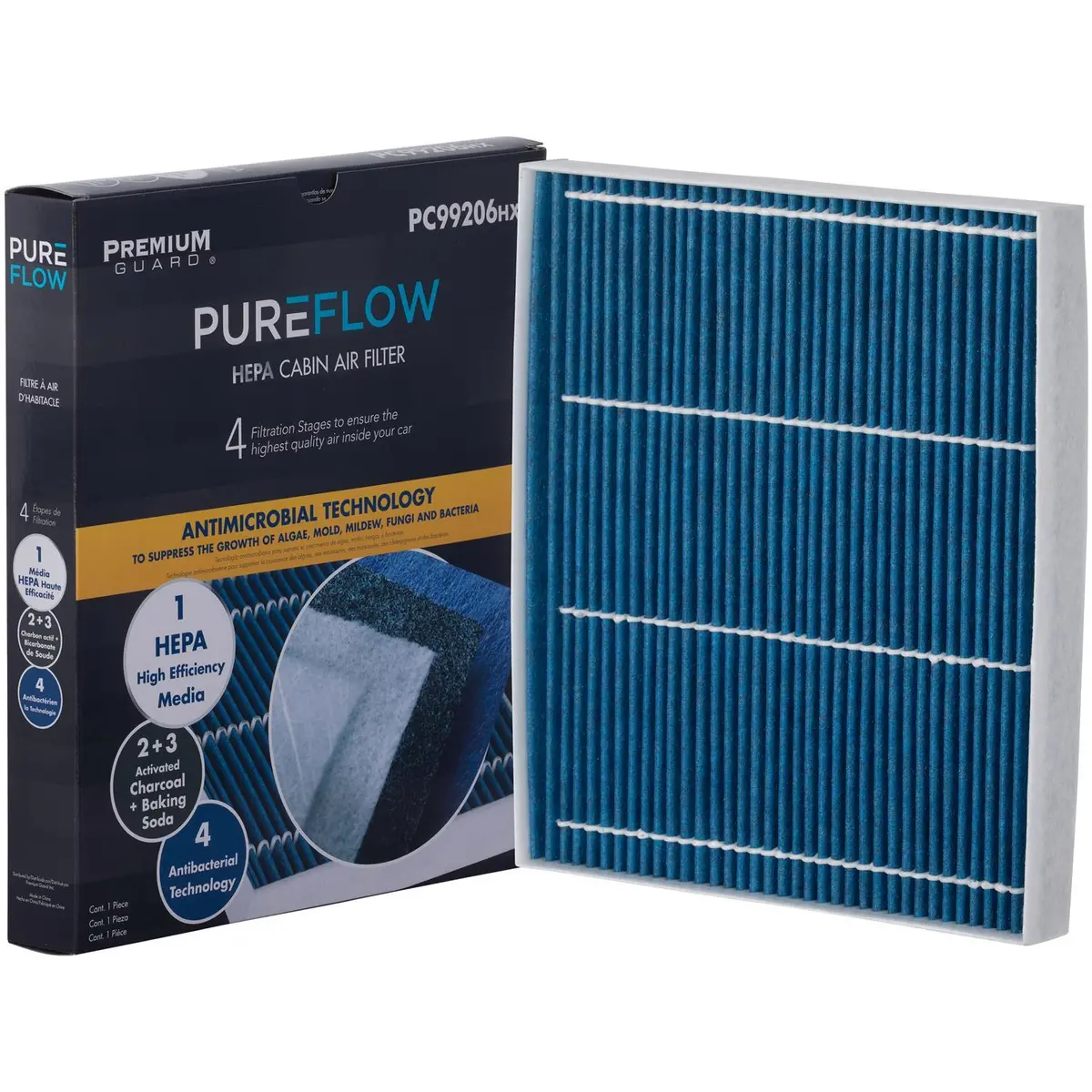Pureflow 2019 Kia Cadenza Cabin Air Filter With Hepa And Antibacterial Technology, Pc99206hx 1