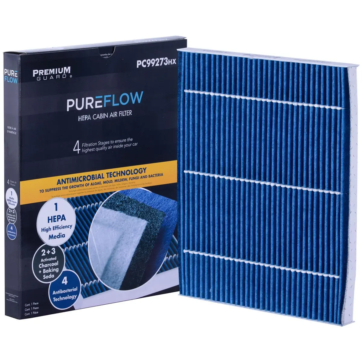 Pureflow 2022 Kia Niro Ev Cabin Air Filter With Hepa And Antibacterial Technology, Pc99273hx 1