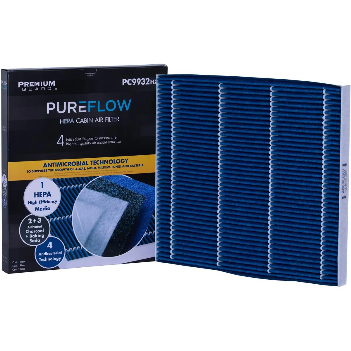 Pureflow 2019 Nissan Pathfinder Cabin Air Filter With Hepa And Antibacterial Technology, Pc9932hx 1