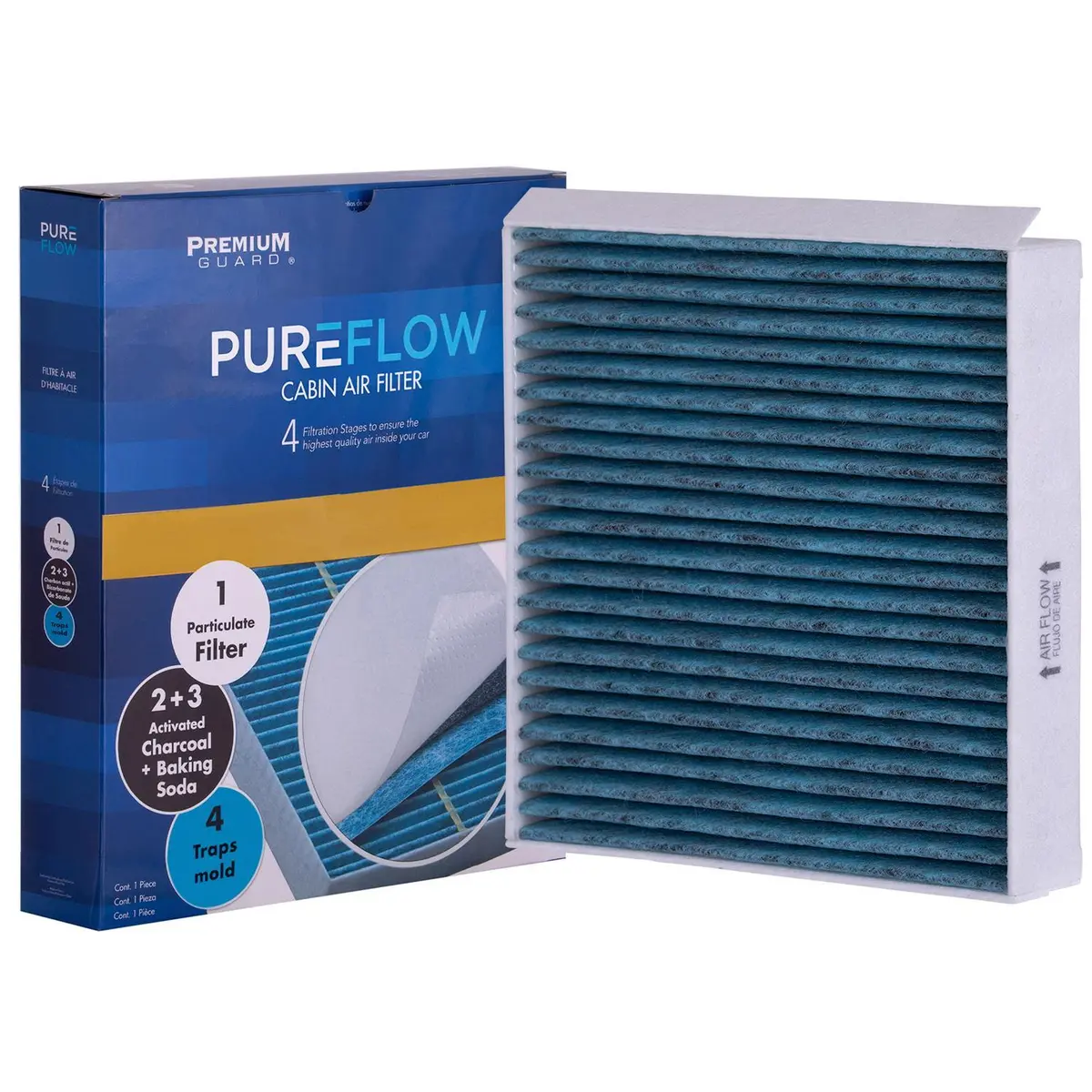 Pureflow 2026 Mercedes-Benz Maybach Gls600 Cabin Air Filter With Antibacterial Technology, Pc99559x 2