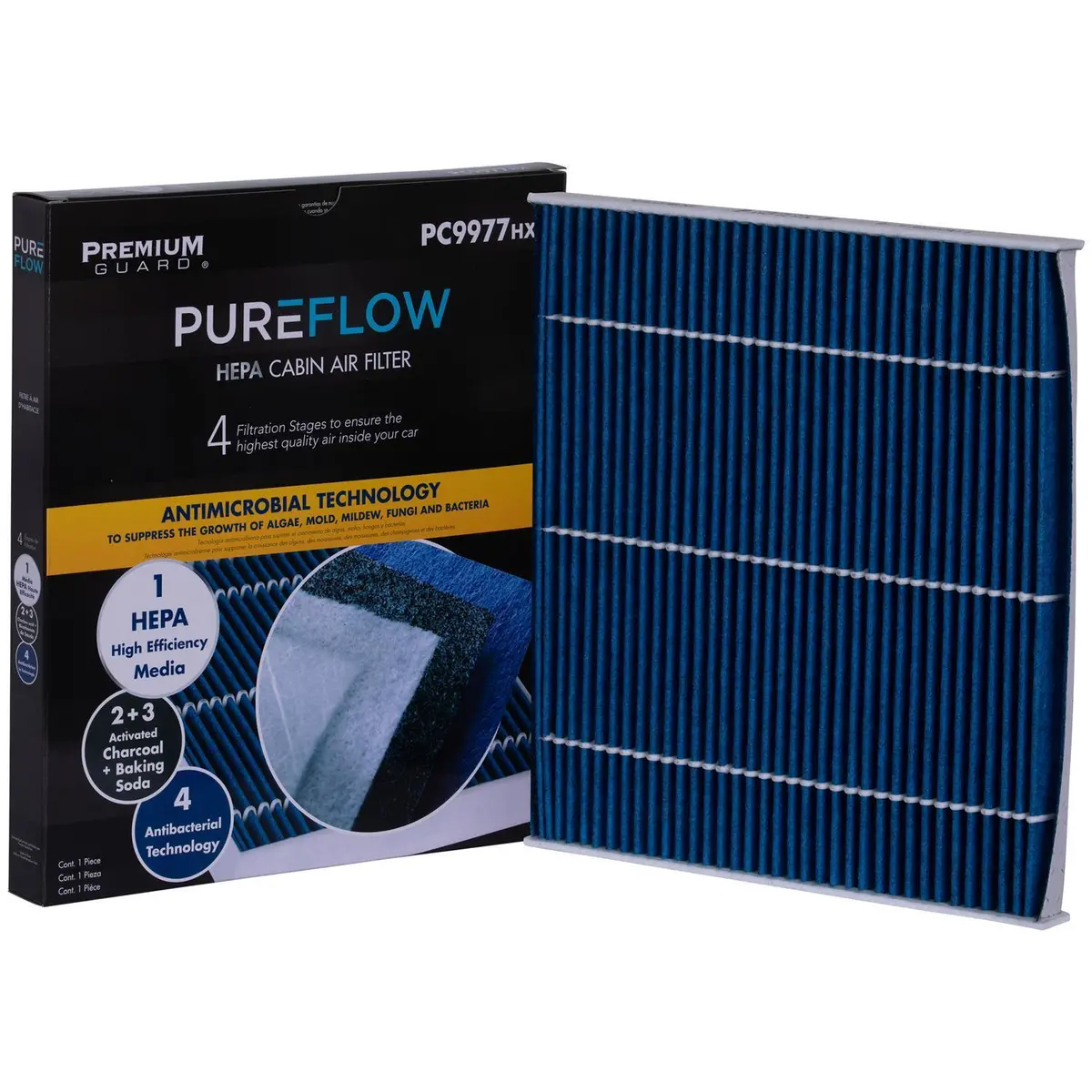 Pureflow 2020 Jeep Cherokee Cabin Air Filter With Hepa And Antibacterial Technology, Pc9977hx 1