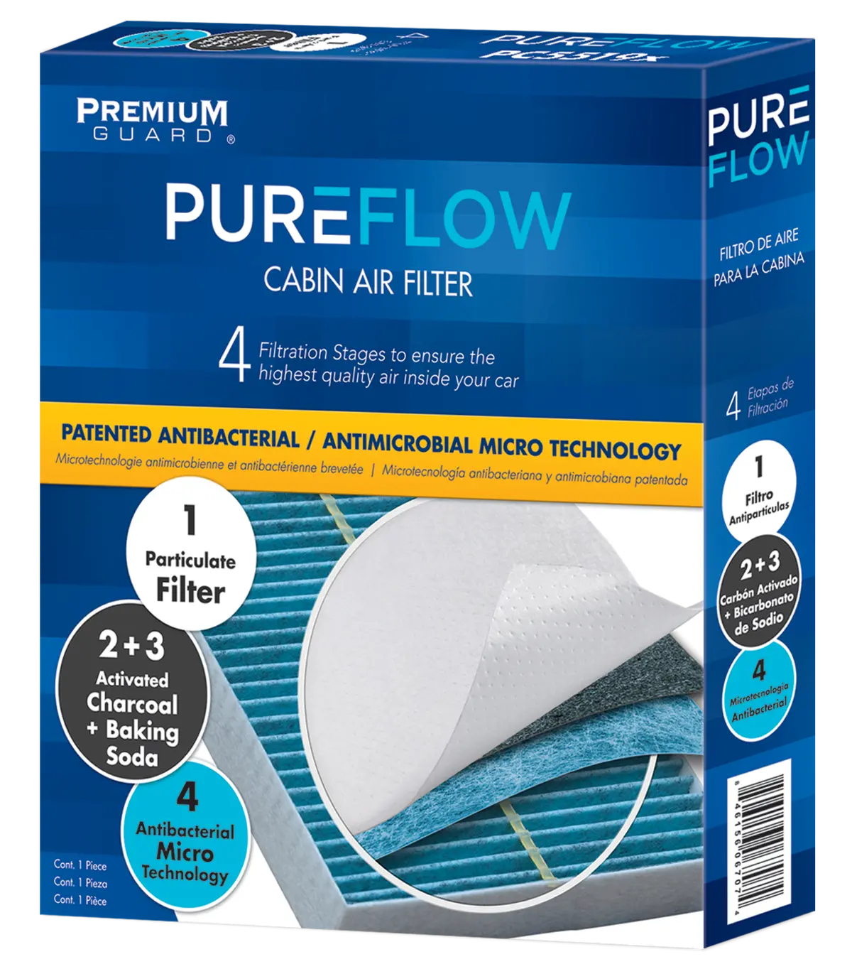 Pureflow 1998 Bmw 328I Cabin Air Filter With Antibacterial Technology, Pc5664x 1