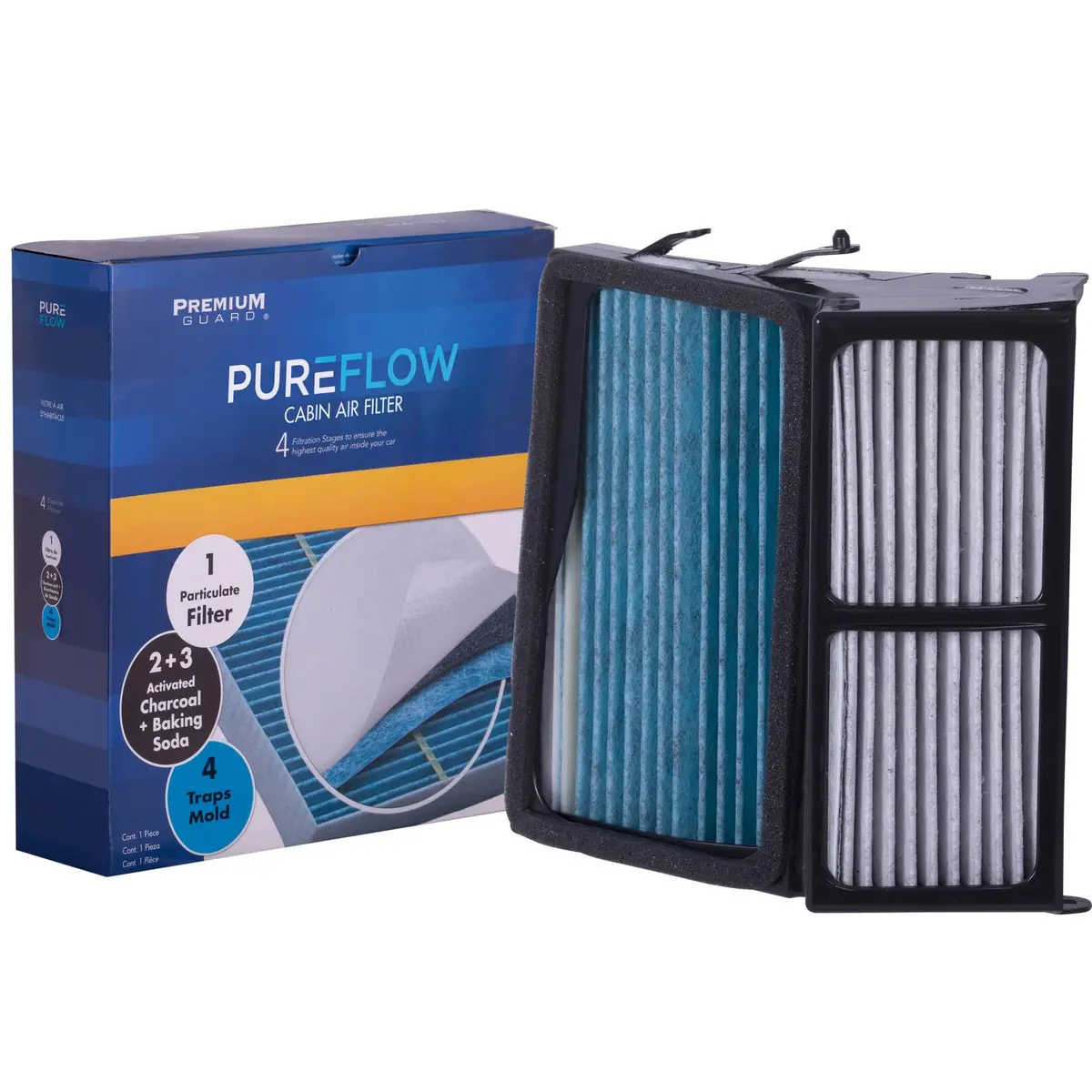 Pureflow 2000 Pontiac Bonneville Cabin Air Filter With Antibacterial Technology, Pc5413x 2