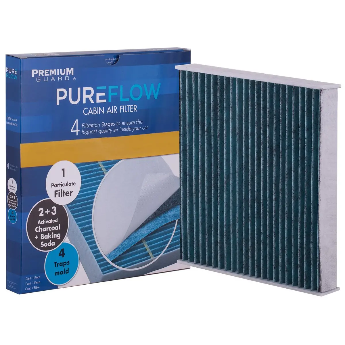 Pureflow 2027 Toyota 4Runner Cabin Air Filter With Antibacterial Technology, Pc5667x 2