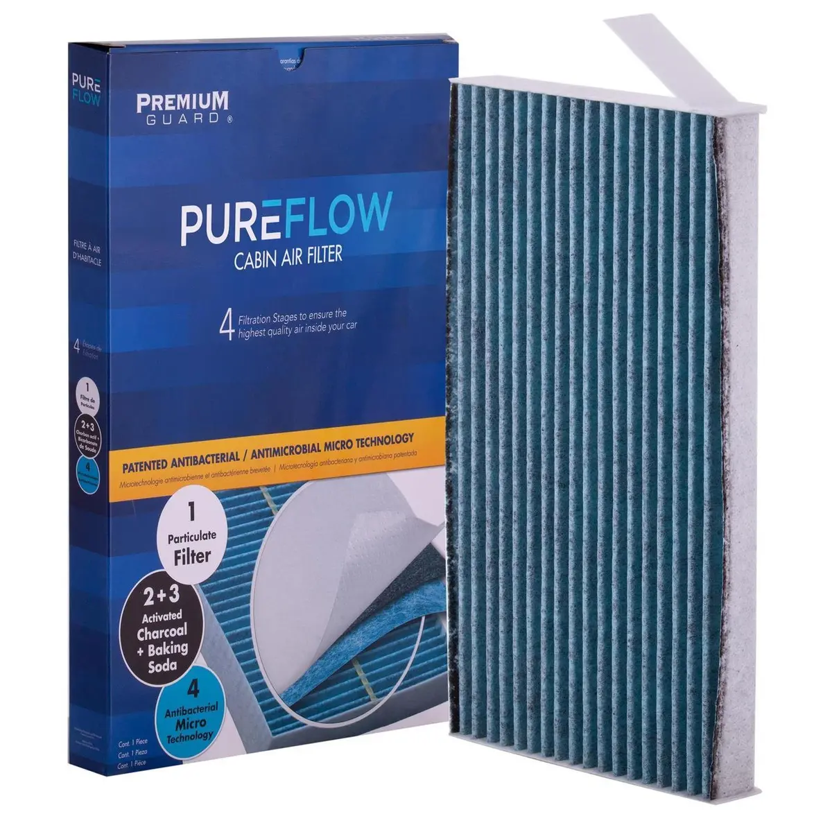 Pureflow 2024 Nissan Leaf Cabin Air Filter With Antibacterial Technology, Pc4012x 2