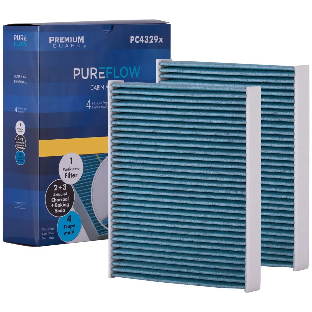Pureflow 2017 Rolls-Royce Ghost Cabin Air Filter With Antibacterial Technology, Pc4329x 2