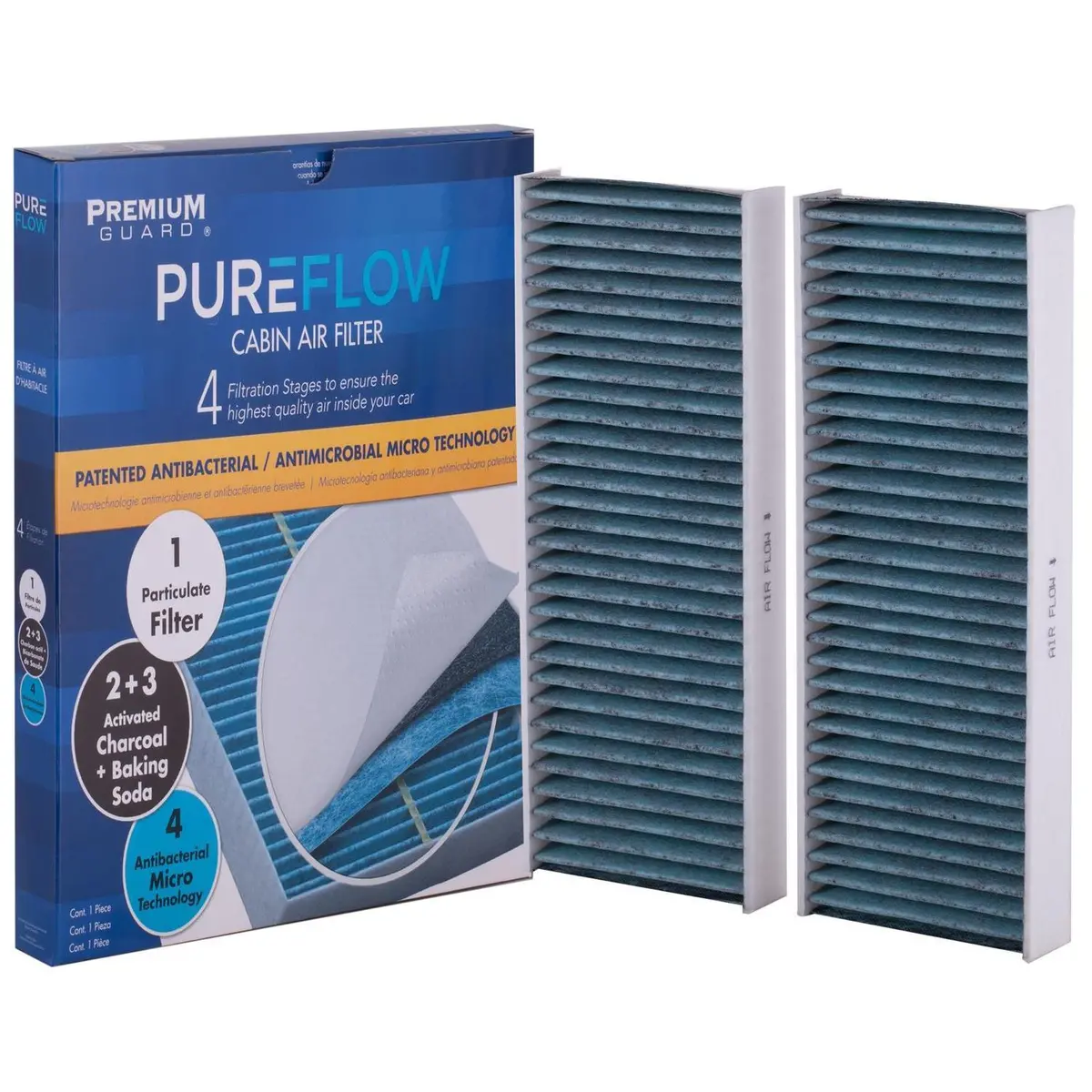Pureflow 2008 Nissan Frontier Cabin Air Filter With Antibacterial Technology, Pc5764x 2
