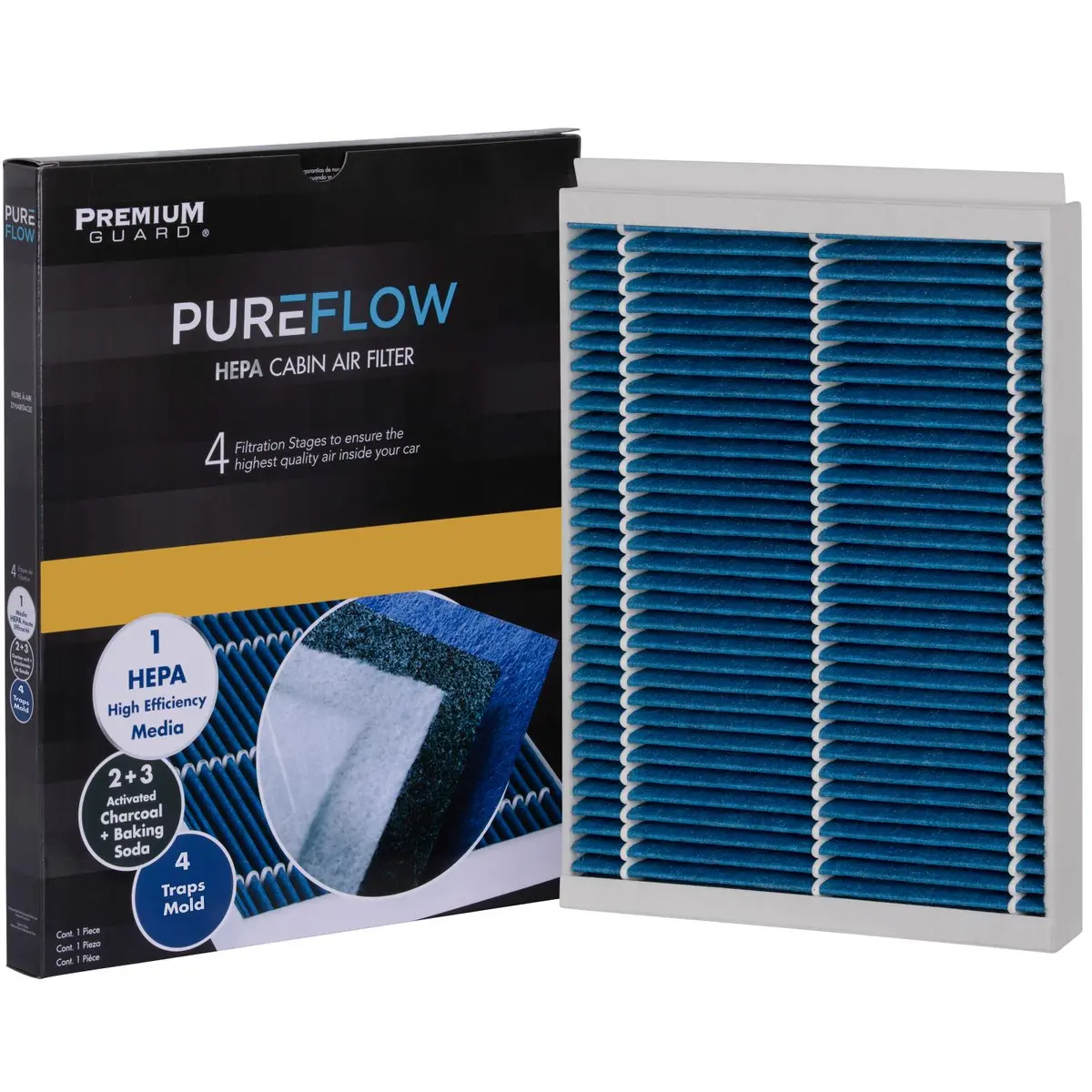 Pureflow 2014 Land Rover Range Rover Evoque Cabin Air Filter With Hepa And Antibacterial Technology, Pc5840hx 2
