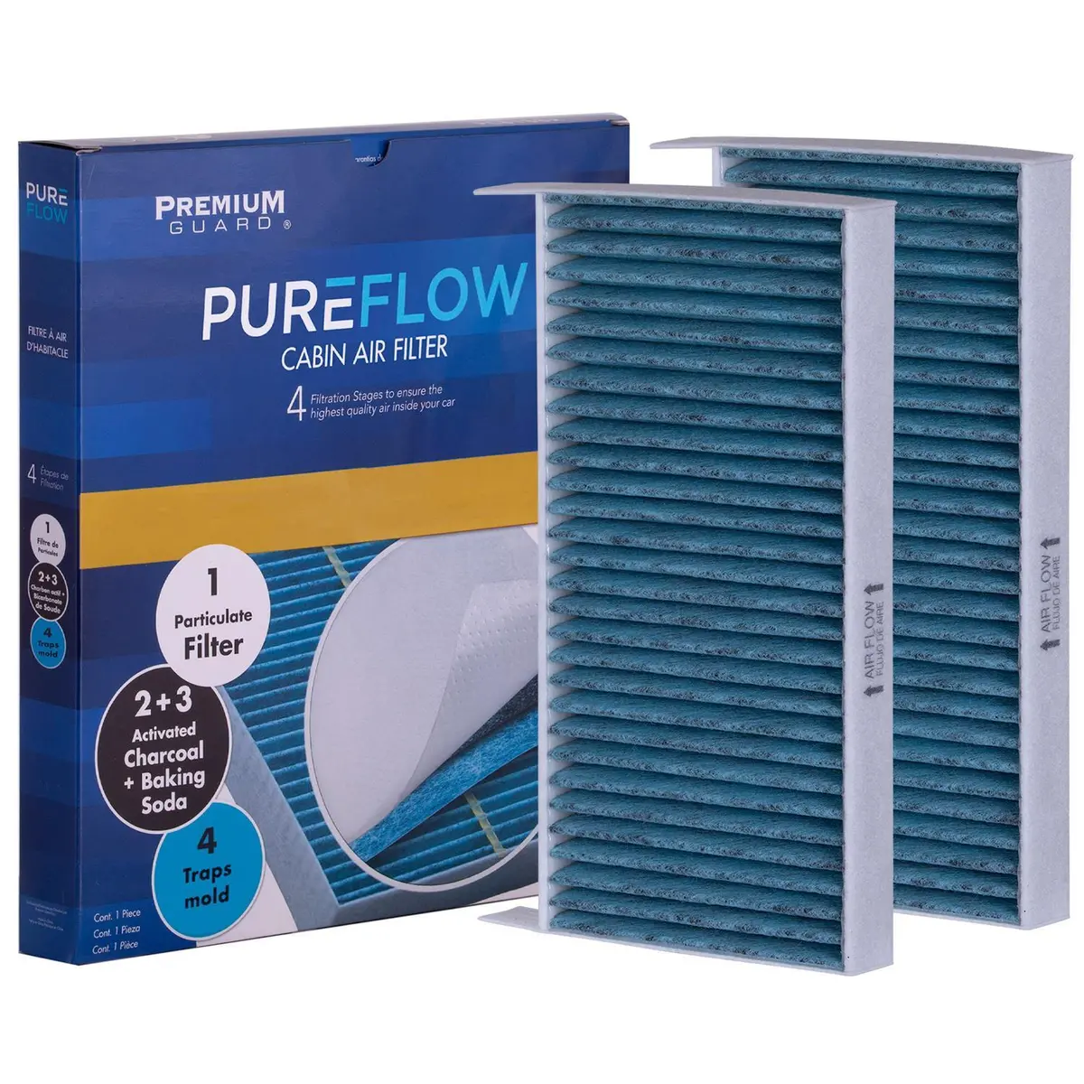 Pureflow 2004 Nissan Quest Cabin Air Filter With Antibacterial Technology, Pc4855x 2