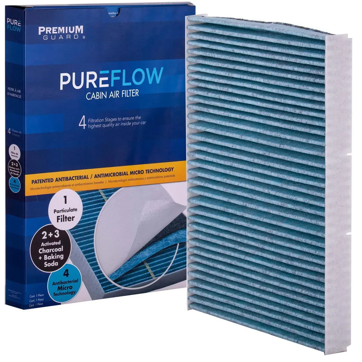 Pureflow 2002 Volkswagen Passat Cabin Air Filter With Antibacterial Technology, Pc5383x 2