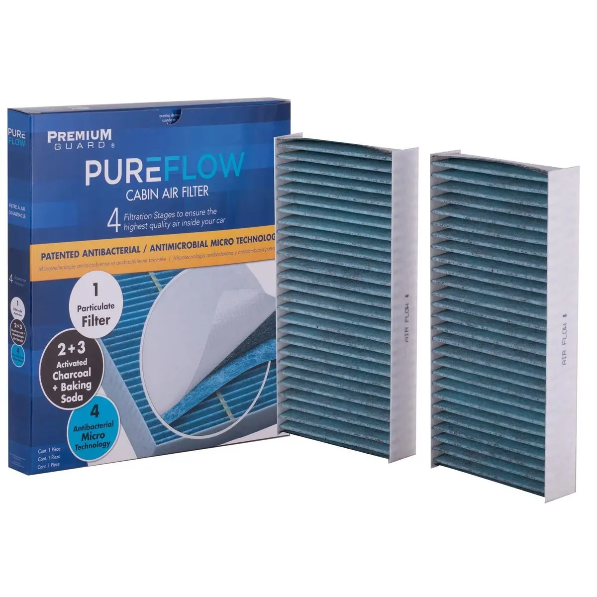 Pureflow 2009 Honda Element Cabin Air Filter With Antibacterial Technology, Pc5439x 2