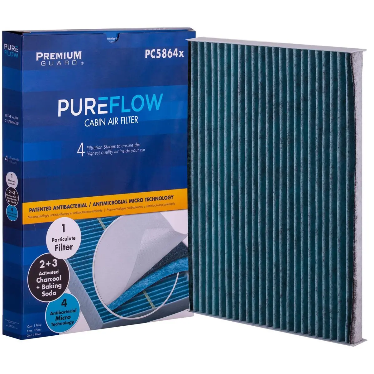 Pureflow 2010 Nissan Sentra Cabin Air Filter With Antibacterial Technology, Pc5864x 2