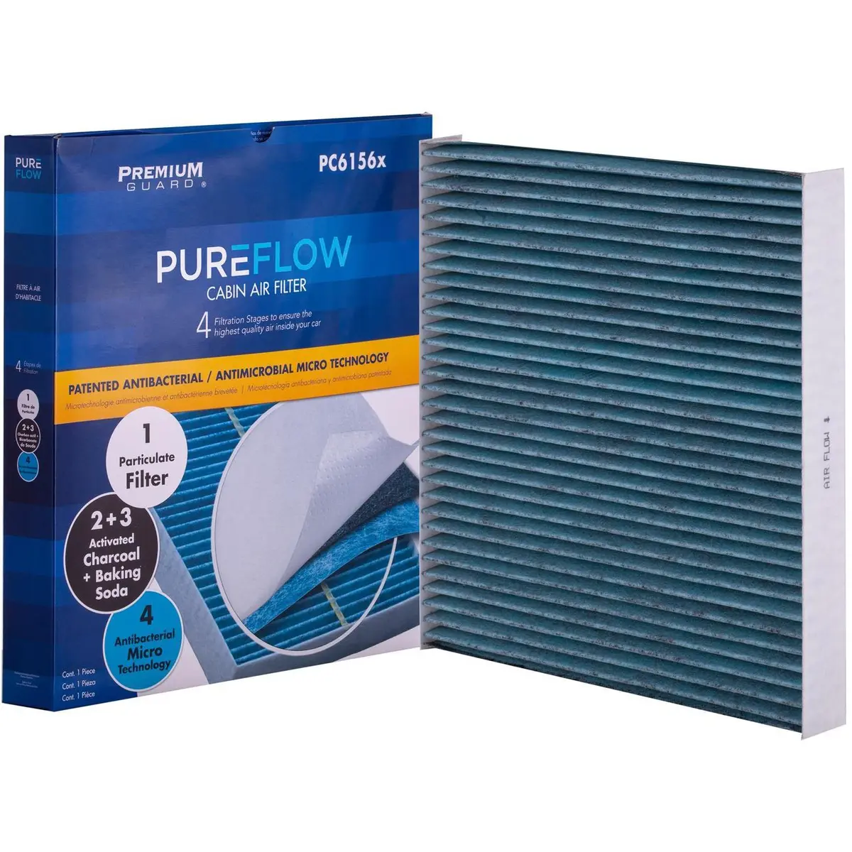 Pureflow 2011 Dodge Durango Cabin Air Filter With Antibacterial Technology, Pc6156x 2