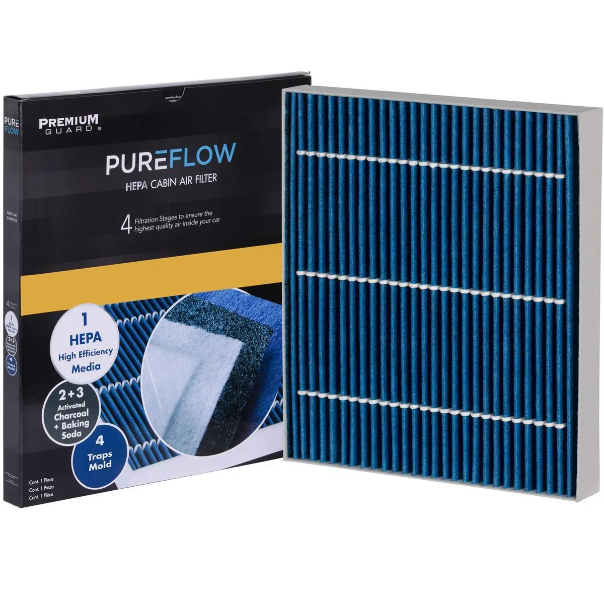 Pureflow 2026 Hyundai Palisade Cabin Air Filter With Hepa And Antibacterial Technology, Pc99525hx 2