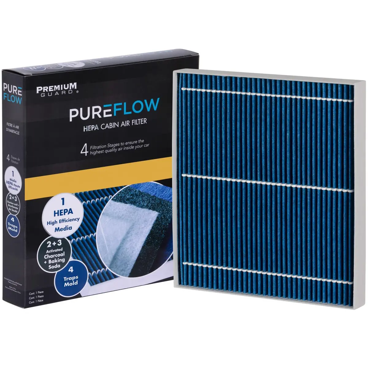 Pureflow 2023 Kia Stinger Cabin Air Filter With Hepa And Antibacterial Technology, Pc99549hx 2