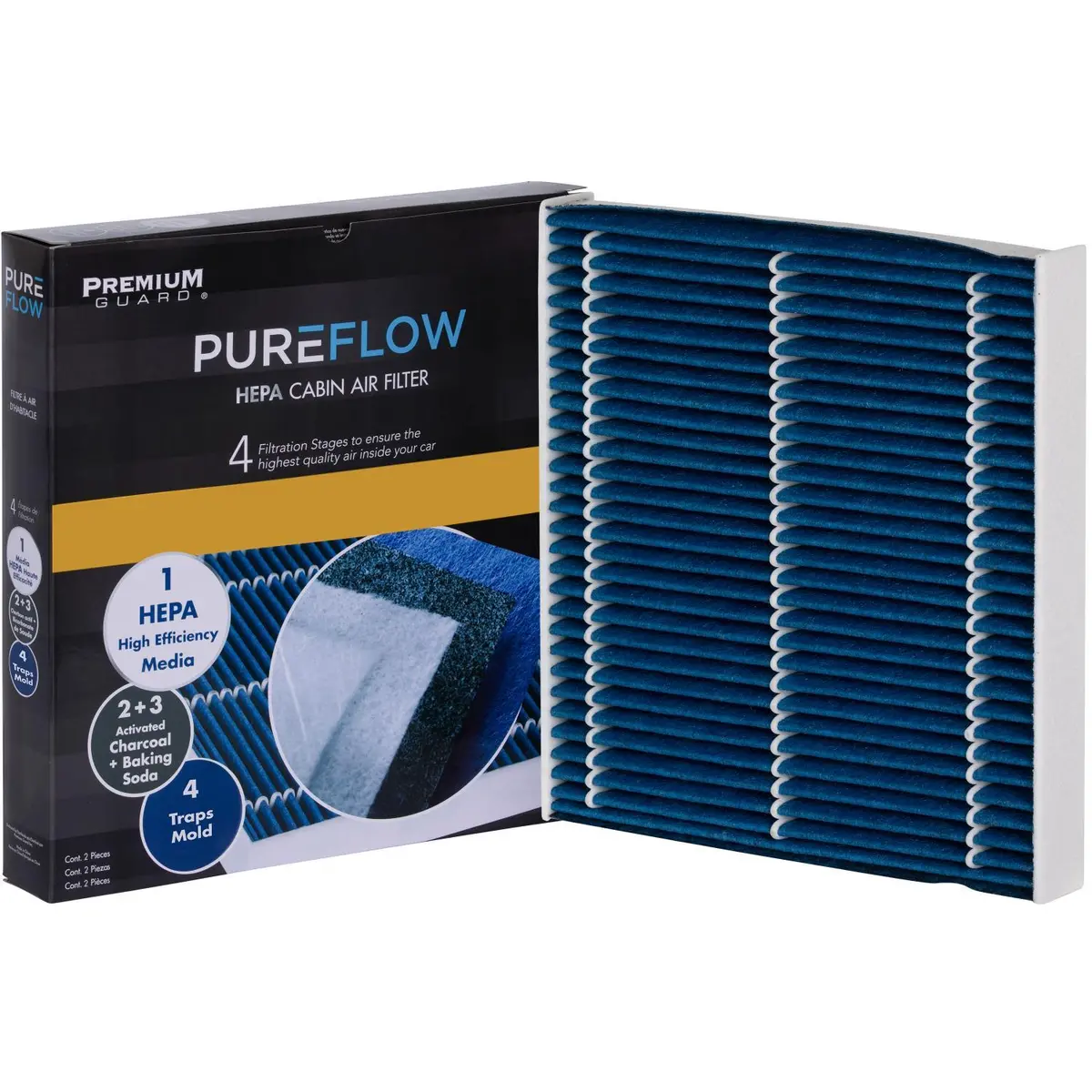 Pureflow 2025 Lexus Rc F Cabin Air Filter With Hepa And Antibacterial Technology, Pc9978hx 2