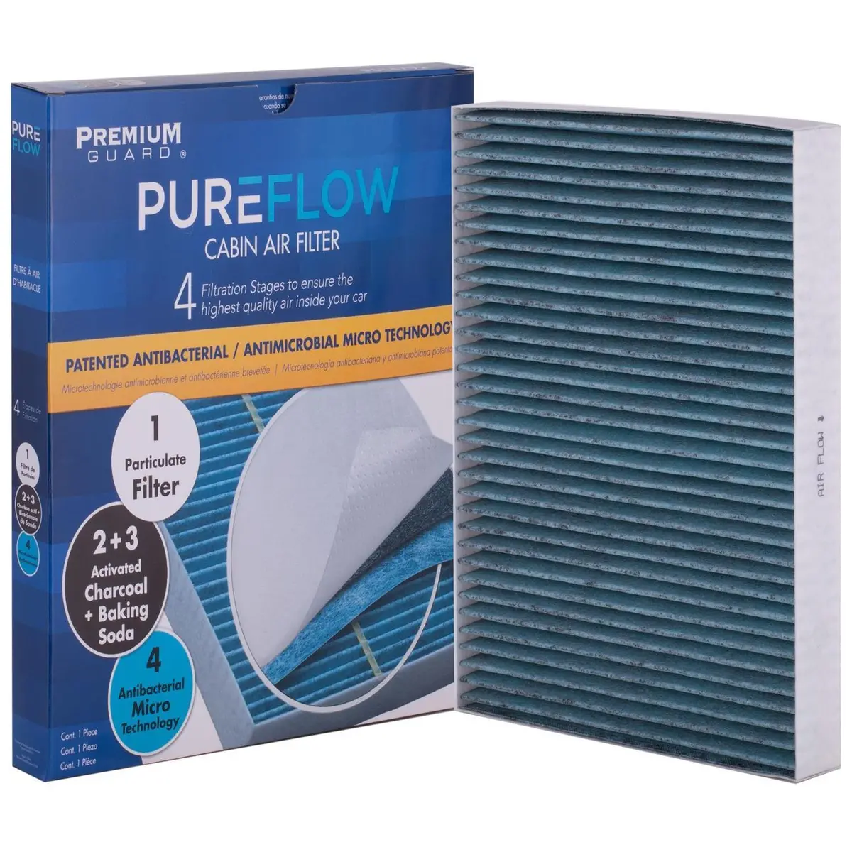 Pureflow 2020 Dodge Charger Cabin Air Filter With Antibacterial Technology, Pc6176x 2