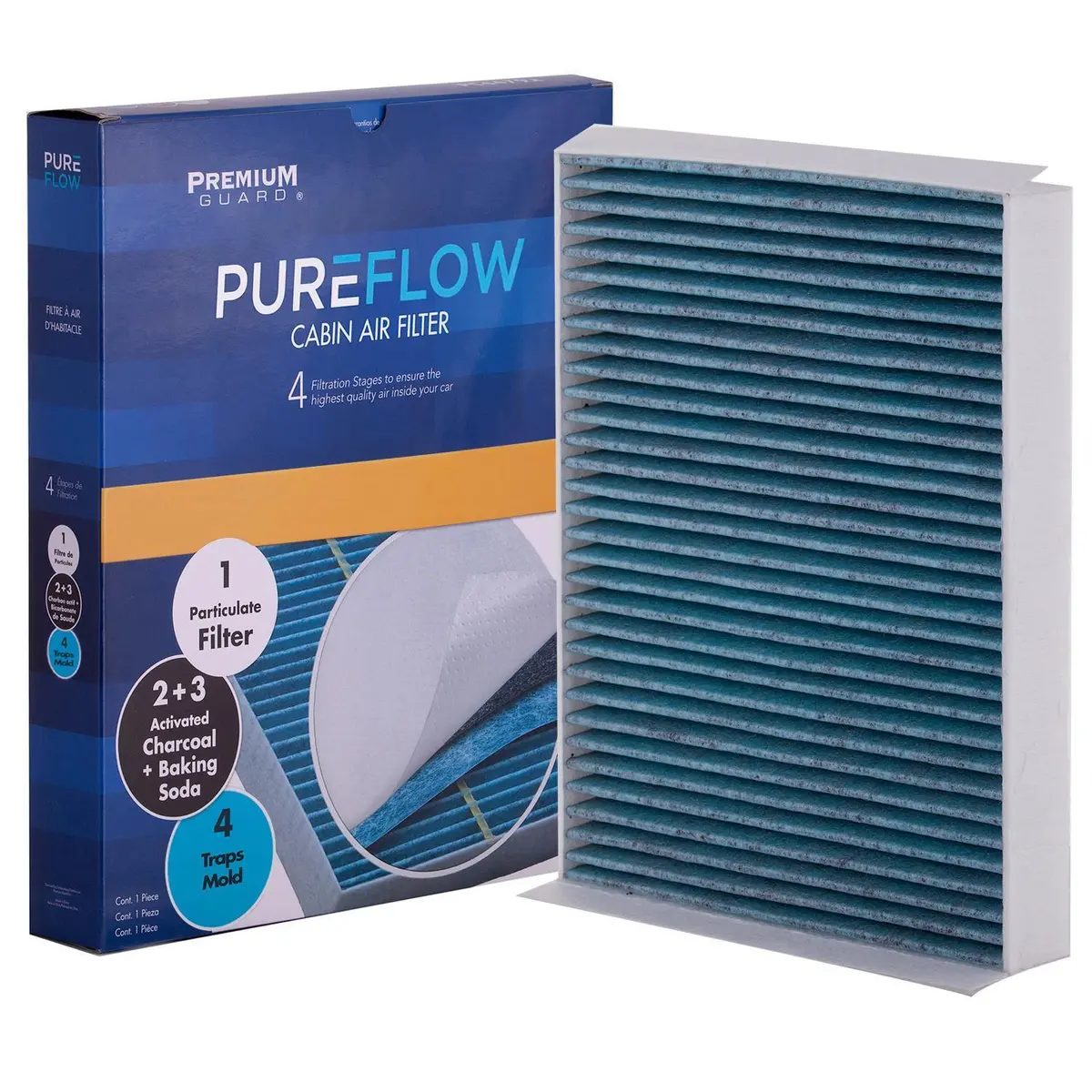 Pureflow 2022 Ford Mustang Cabin Air Filter With Antibacterial Technology, Pc8155x 2