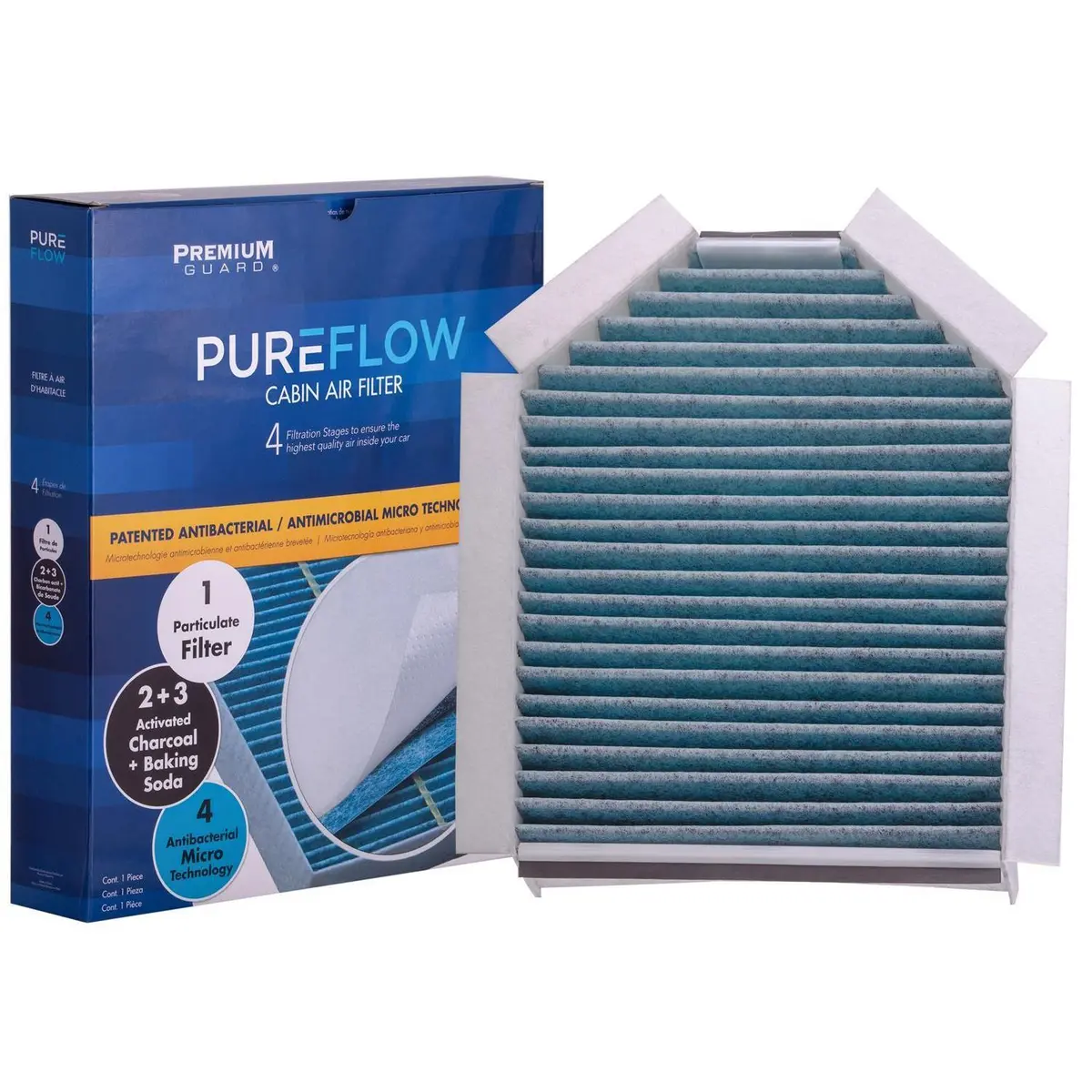 Pureflow 2014 Jaguar Xk Cabin Air Filter With Antibacterial Technology, Pc9381x 2