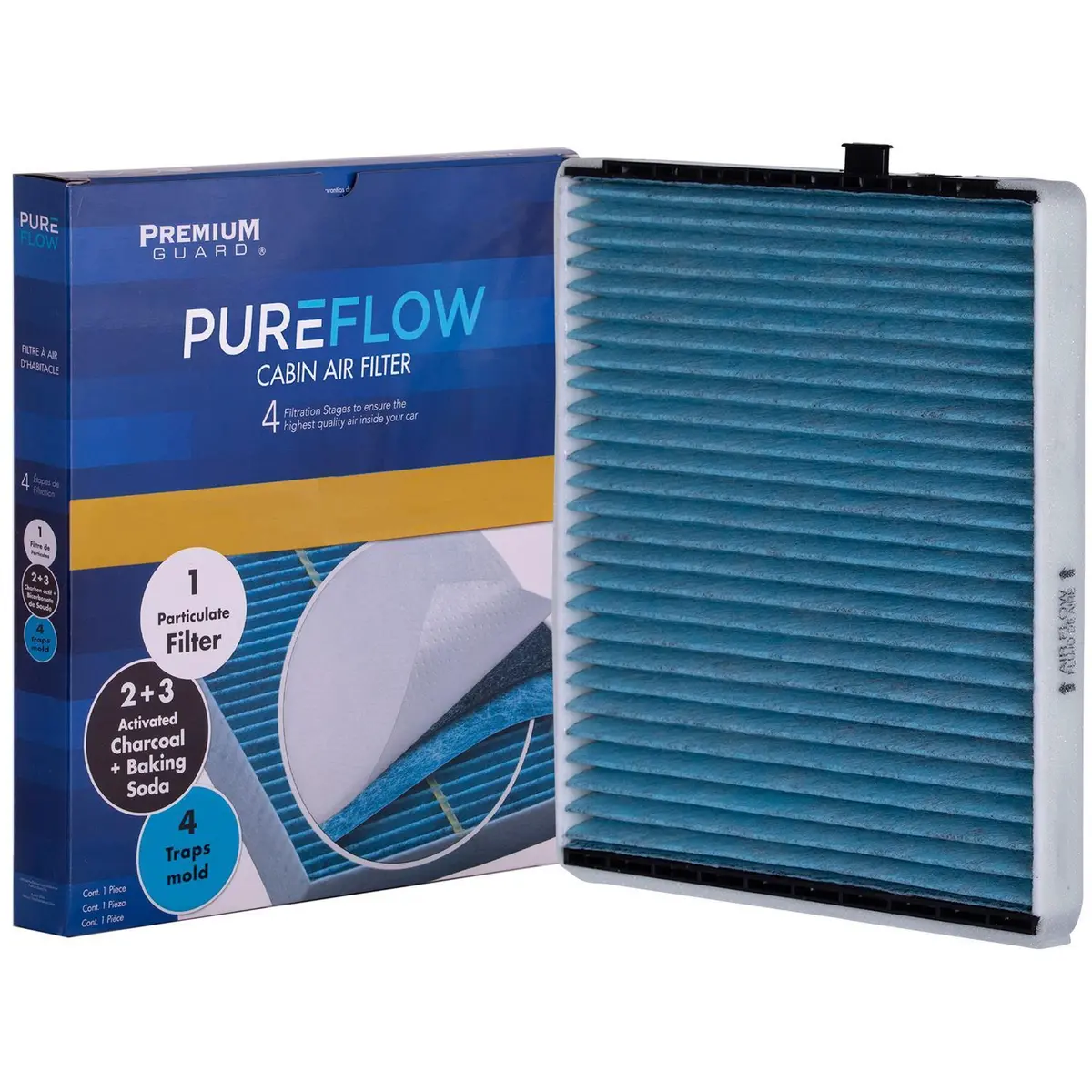 Pureflow 2008 Chevrolet Aveo Cabin Air Filter With Antibacterial Technology, Pc1040x 2