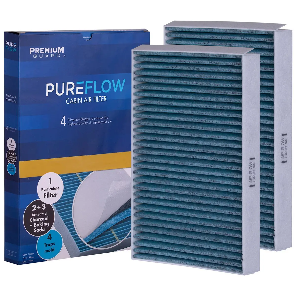 Pureflow 2008 Mercedes-Benz S65 Amg Cabin Air Filter With Antibacterial Technology, Pc4218x 2