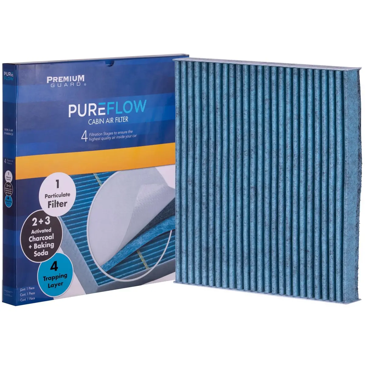 Pureflow 2019 Ram 4500 Cabin Air Filter With Antibacterial Technology, Pc4579x 2