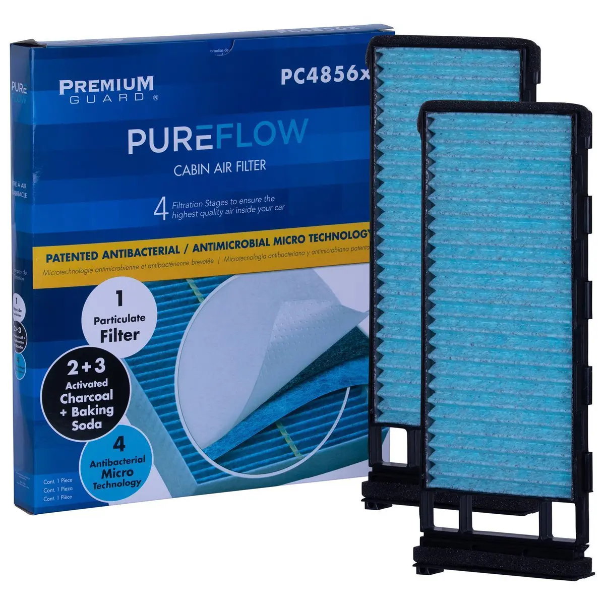 Pureflow 2001 Nissan Xterra Cabin Air Filter With Antibacterial Technology, Pc4856x 2