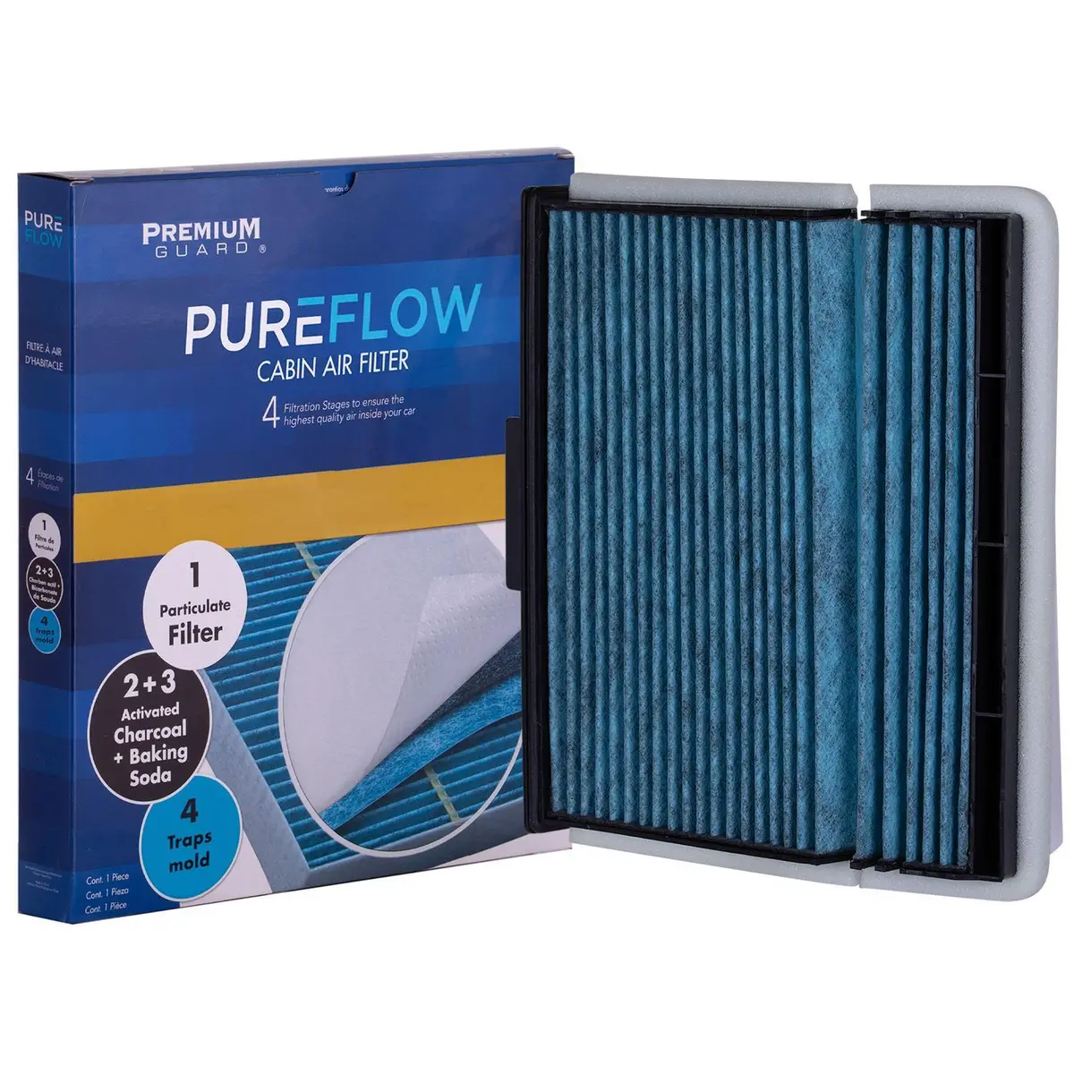 Pureflow 1999 Ford F-250 Super Duty Cabin Air Filter With Antibacterial Technology, Pc5384x 2