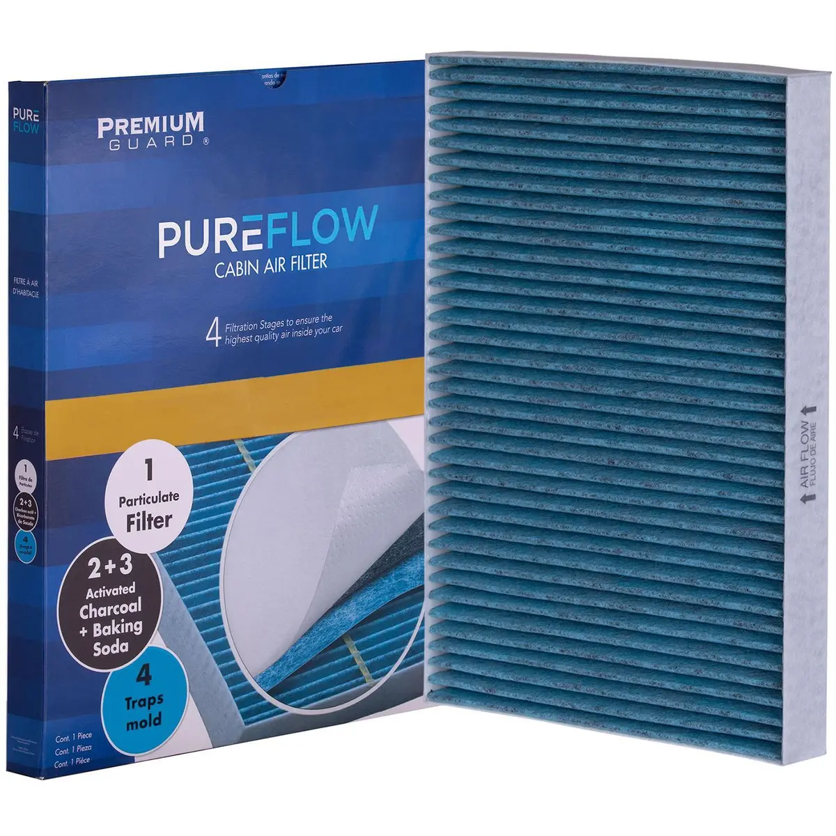 Pureflow 2007 Audi Rs4 Cabin Air Filter With Antibacterial Technology, Pc5484x 2