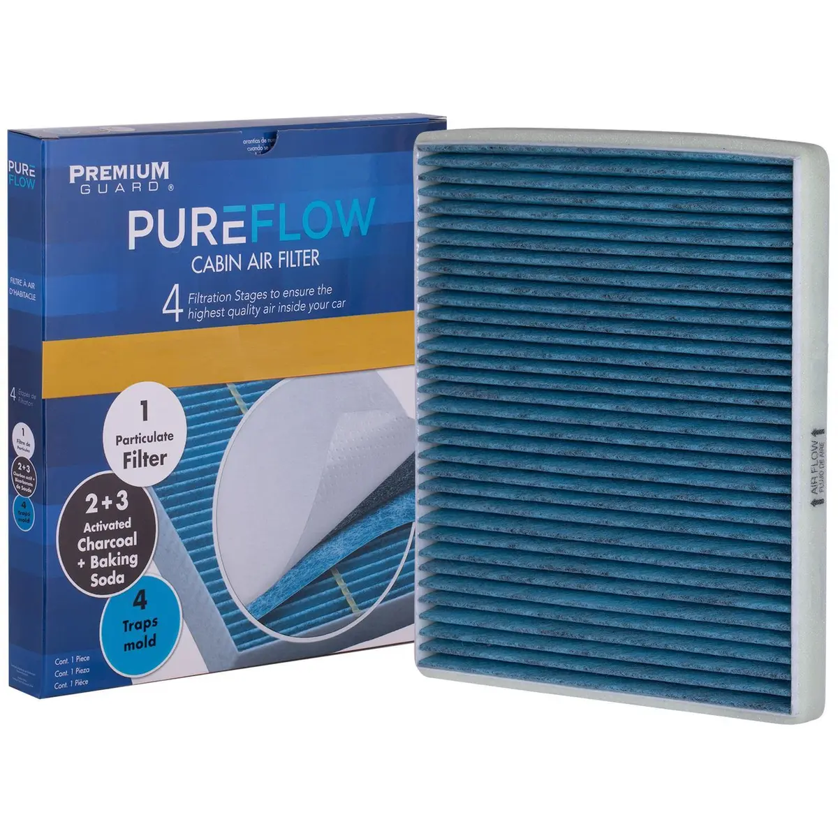 Pureflow 2005 Chevrolet Silverado 1500 Hd Cabin Air Filter With Antibacterial Technology, Pc5527x 2