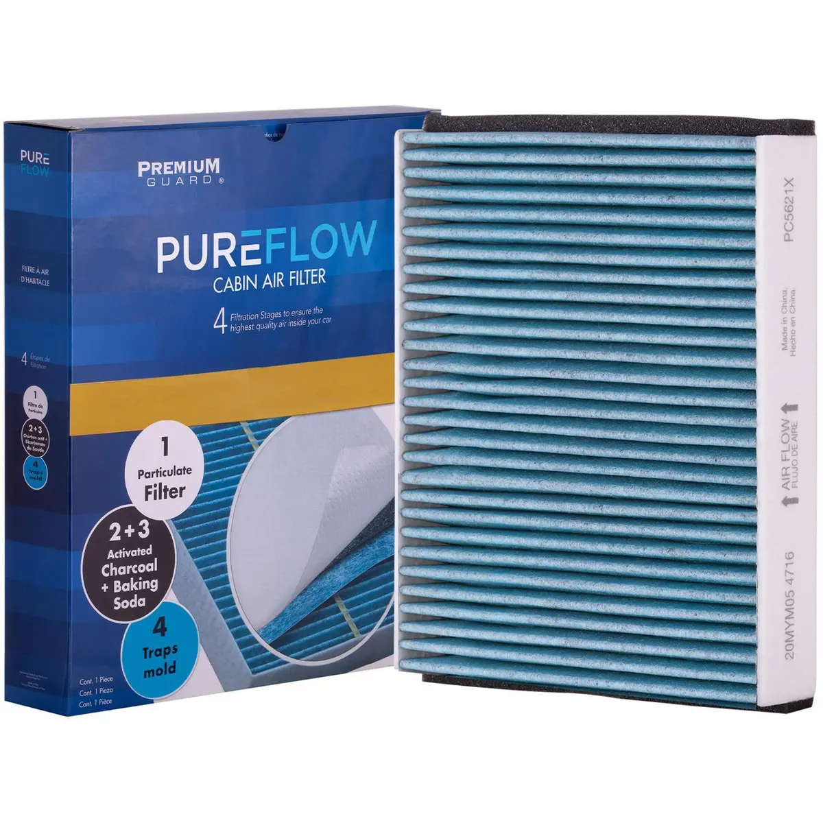 Pureflow 2010 Volvo C30 Cabin Air Filter With Antibacterial Technology, Pc5621x 2